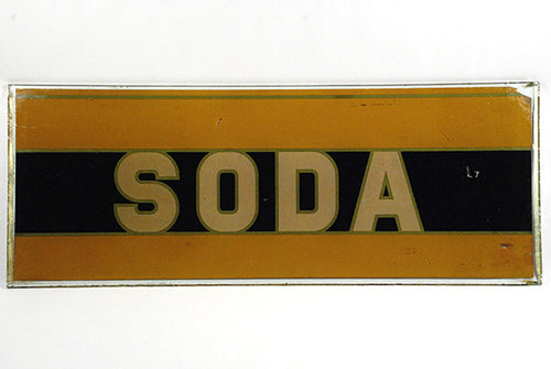 Soda Sign 1920-1930'S America