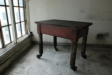 American Wooden Factory Table