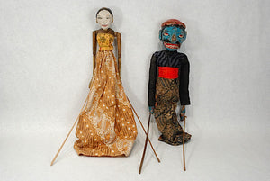 Two Javanese Shadow Puppets