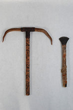 a sioux indian gun barrel hide scraper and a dance wandë for sale