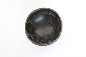 Mississippi Culture Bowl of Black Steatite, Repaired in Antiquity