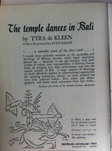 The temple dances in Bali, Ethnos