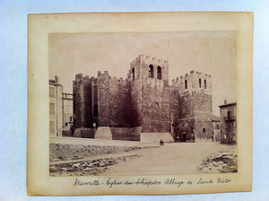 photo of the Abbaye de Sainte Victor France, Marseille, France, circa 1890